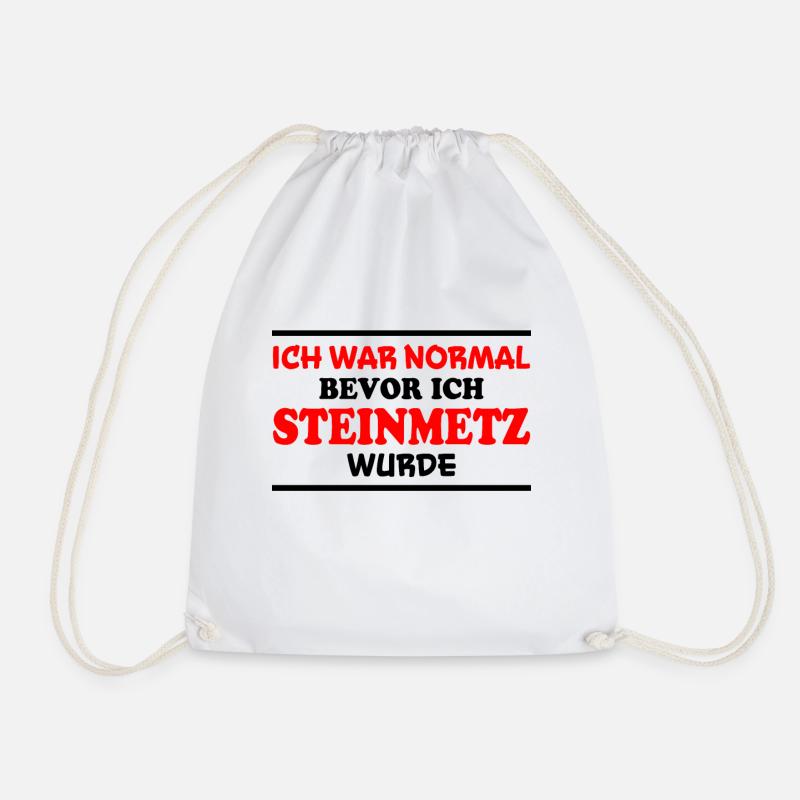 Steinmetz Spruch Beruf Lustiges Steinmetz Geschenk - Turnbeutel - Weiß