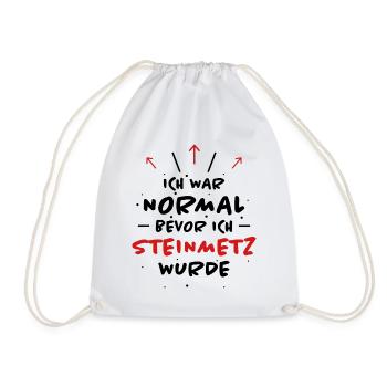 Steinmetz Spruch Beruf Lustiges Steinmetz Geschenk - Turnbeutel - Weiß - Vorne