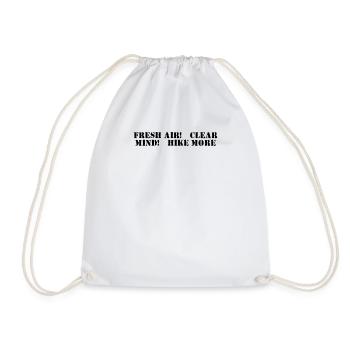 Randonnée - De l’air frais, l’ clair, plus de randonnée - Sac de sport léger - blanc - Devant