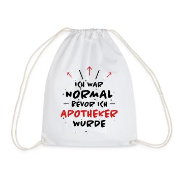 Apotheker Spruch Beruf Lustiges Apotheker Geschenk - Turnbeutel - Weiß - Vorne