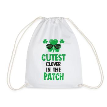 Le trèfle le plus mignon sur le chemin de la Saint-Patrick - Sac de sport léger - blanc - Devant