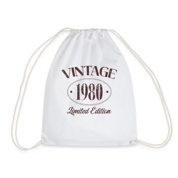 Années 1980 édition limitée anniversaire des années 1980 - Sac de sport léger - blanc - Devant