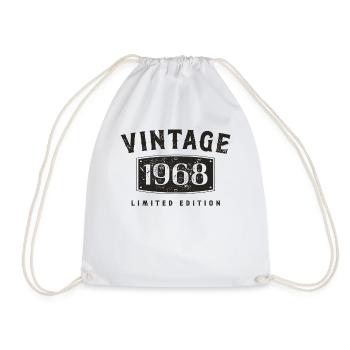 Birthday 1968 Limited Edition Vintage 1968 - Drawstring Bag - white - Front