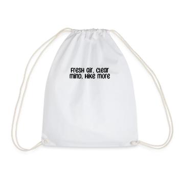 Randonnée - De l’air frais, l’ clair, plus de randonnée - Sac de sport léger - blanc - Devant