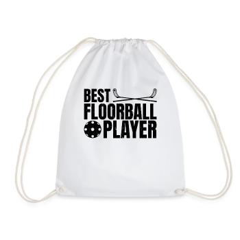 Floorball Floorball - Best Floorball player - Drawstring Bag - white - Front