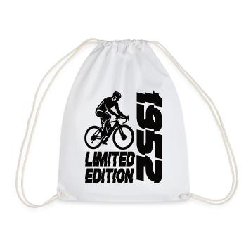 Limited Edition 1952 Limited Edition Fahrrad - Turnbeutel - Weiß - Vorne