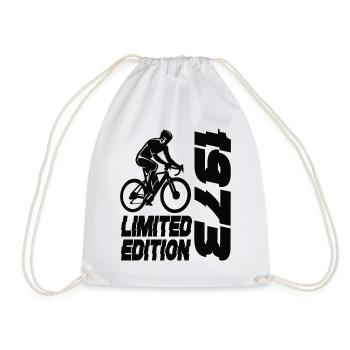 Limited Edition 1973 Limited Edition Fahrrad - Turnbeutel - Weiß - Vorne