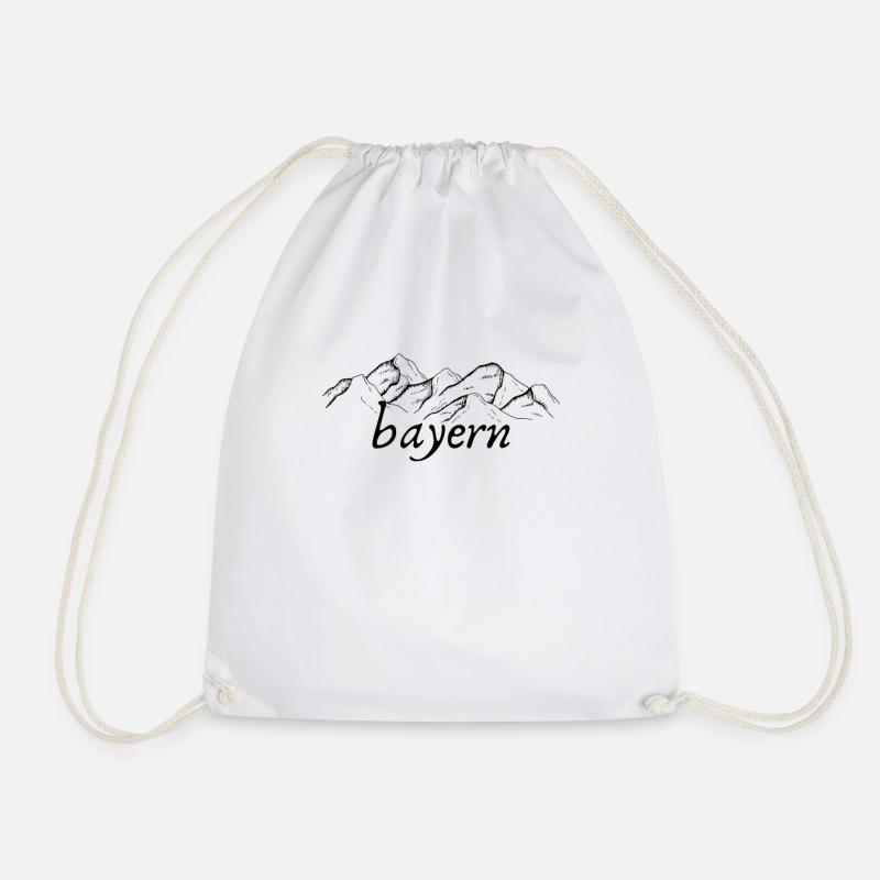 Bayern Berge - Turnbeutel - Weiß