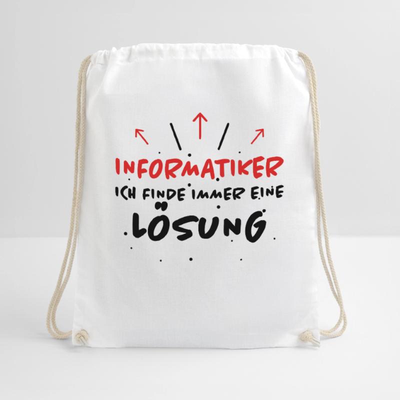Informatiker Spruch Lustige Programmierer Geschenk Turnbeutel
