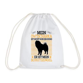 Ovcharka Have a Caucasian Ovcharka - Drawstring Bag - white - Front