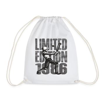Limited Edition 1986 Limited Edition Cricket - Drawstring Bag - white - Front