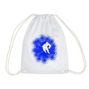 Hockey – Players on the - Drawstring Bag - white - Front