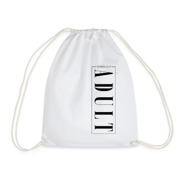 Cadeau d’anniversaire Tech Adulte 18 ans - Sac de sport léger - blanc - Devant