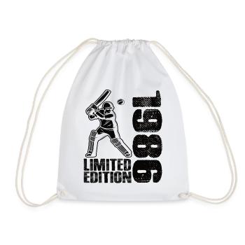 Limited Edition 1986 Limited Edition Cricket - Drawstring Bag - white - Front