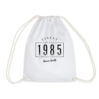 Finest Vintage 1985 Millésime 1985 Anniversaire Anniversaire - Sac de sport léger - blanc - Devant
