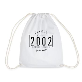 Meilleur millésime 2002 Millésime 2002 Anniversaire Anniversaire - Sac de sport léger - blanc - Devant