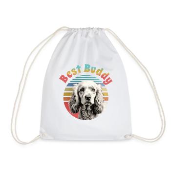 Englischer Cocker Spaniel Bester Freund - Turnbeutel - Weiß - Vorne
