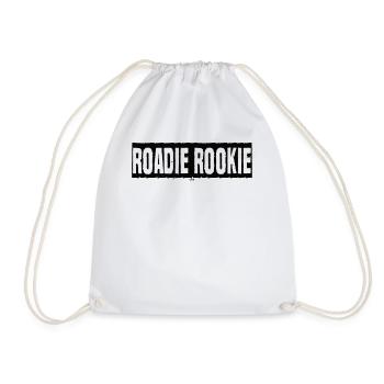 Roadie Rookie Road Bike Road Bike Road Bike - Drawstring Bag - white - Front