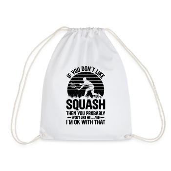 Si vous n’aimez pas la courge, vous ne le ferez probablement pas. - Sac de sport léger - blanc - Devant