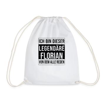 Je suis cette légende pour Florian - Sac de sport léger - blanc - Devant