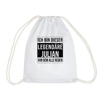 Je suis cette légende pour Julian - Sac de sport léger - blanc - Devant