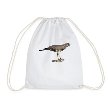 Autour des palombes - Oiseau de proie en Afrique - Vorgel - Sac de sport léger - blanc - Devant