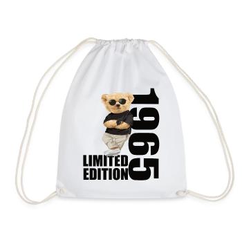 Édition limitée 1965 ours ours anniversaire 1965 - Sac de sport léger - blanc - Devant