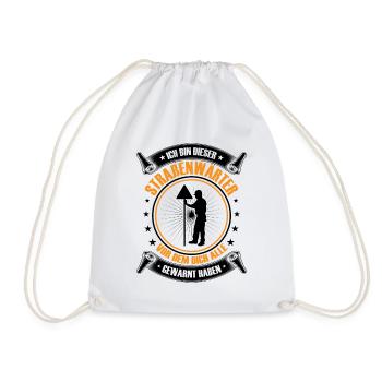 Gardien de la route, je suis ce gardien de la voirie - Sac de sport léger - blanc - Devant