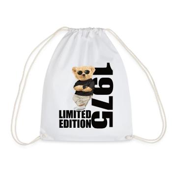 Édition limitée 1975 ours ours anniversaire 1975 - Sac de sport léger - blanc - Devant