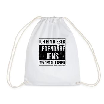 Je suis cette légende pour Jens - Sac de sport léger - blanc - Devant