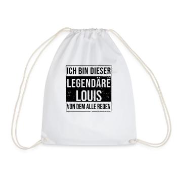Je suis cette légende pour Louis - Sac de sport léger - blanc - Devant