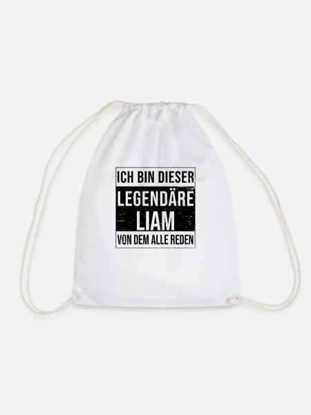 Ich bin dieser legendäre für Liam - Turnbeutel - Weiß