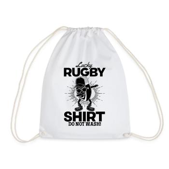 Maillot Lucky Rugby Ne pas laver - Funny Rugby - Sac de sport léger - blanc - Devant
