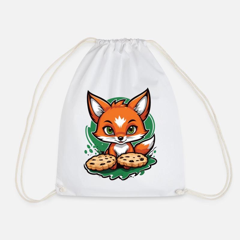 Foxy Chocolate Treats - Turnbeutel - Weiß