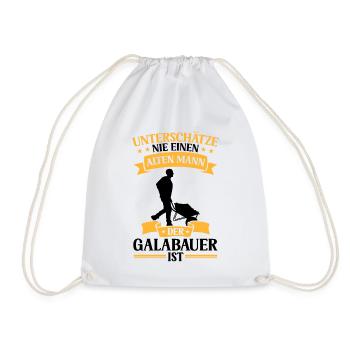 Le vieil homme le paysagiste est paysagiste - Sac de sport léger - blanc - Devant
