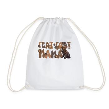 Retriever à poil plat Groovy Flat-Coat Mama - Sac de sport léger - blanc - Devant