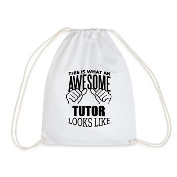 Tuteur - Sac de sport léger - blanc - Devant