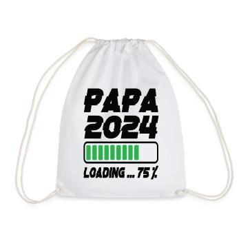 Papa 2024 Chargement - Sac de sport léger - blanc - Devant