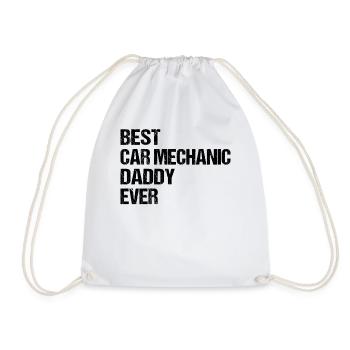 Meilleur papa mécanicien automobile de tous les temps - Papa mécanicien automobile - Sac de sport léger - blanc - Devant