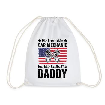 Mon ami mécanicien automobile préféré m’appelle papa - Sac de sport léger - blanc - Devant