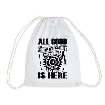 All good the best Car Mechanic is here - Mechanic - Drawstring Bag - white - Front