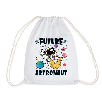 Künftiger Astronaut - Turnbeutel - Weiß - Vorne