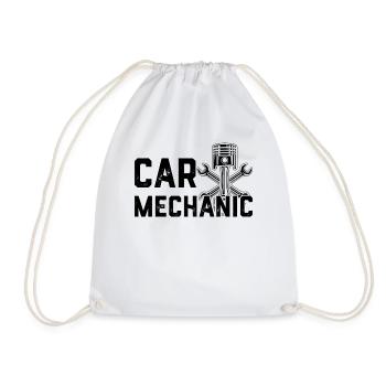 Car Mechanic Auto Mechanic Automobile Mechanic - Turnbeutel - Weiß - Vorne