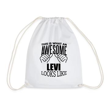 Levi Levi Levi - Turnbeutel - Weiß - Vorne