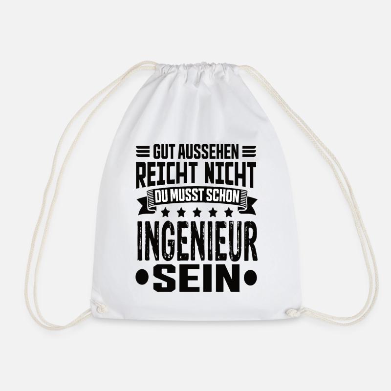 Ingenieur - Turnbeutel - Weiß