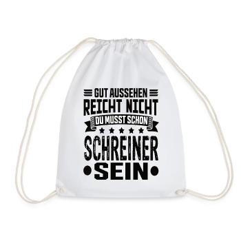 Schreiner Schreinermeister Schreinerei Schreiner - Turnbeutel - Weiß - Vorne