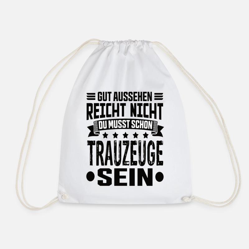 Trauzeuge - Turnbeutel - Weiß