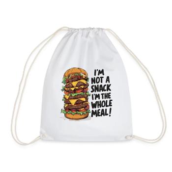 Burger für alle Burger Liebhaber Fast Food Fans - Turnbeutel - Weiß - Vorne
