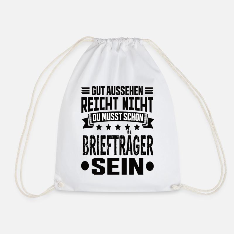 Briefträger - Turnbeutel - Weiß