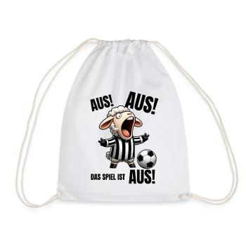 Soccer Soccer Player Referee Soccer Fan - Drawstring Bag - white - Front